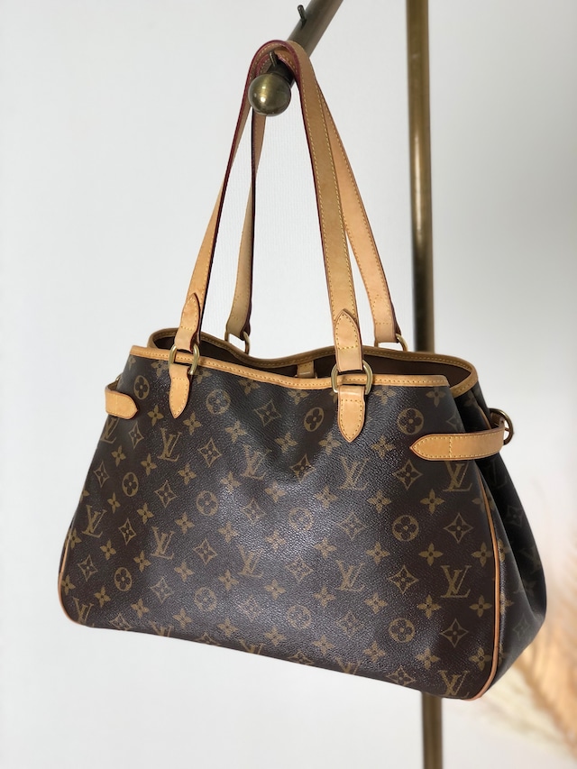 LOUIS VUITTON ヴィトン モノグラム バティニョールオリゾンタル M51154 トートバッグ ブラウン vintage ヴィンテージ オールド dt7i6h