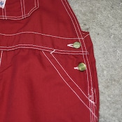LIBERTY wide flare silhouette overall red