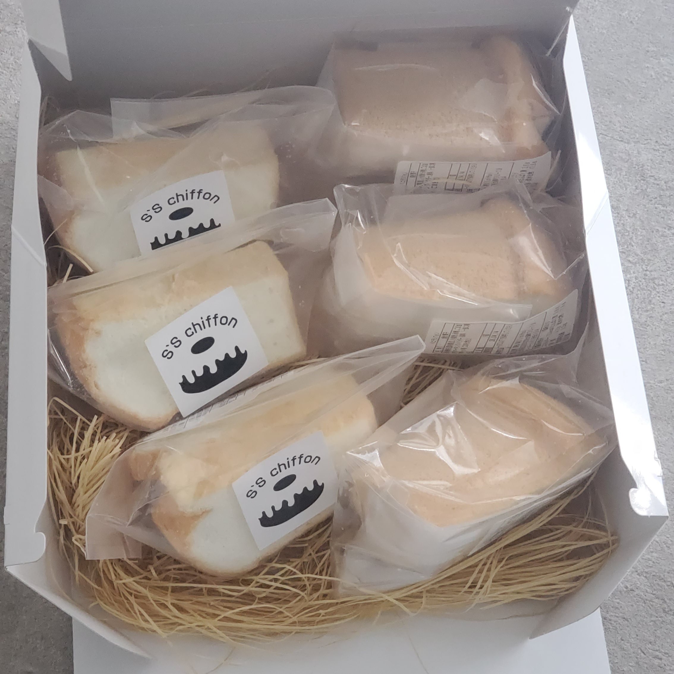 しふおん出品 冷凍シフォンケーキ8個セット | S`S chiffon