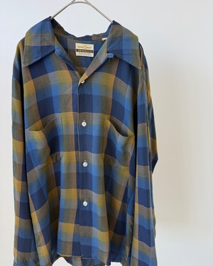 -GRANELLA- Vintage 60-70s M Rayon Shirt