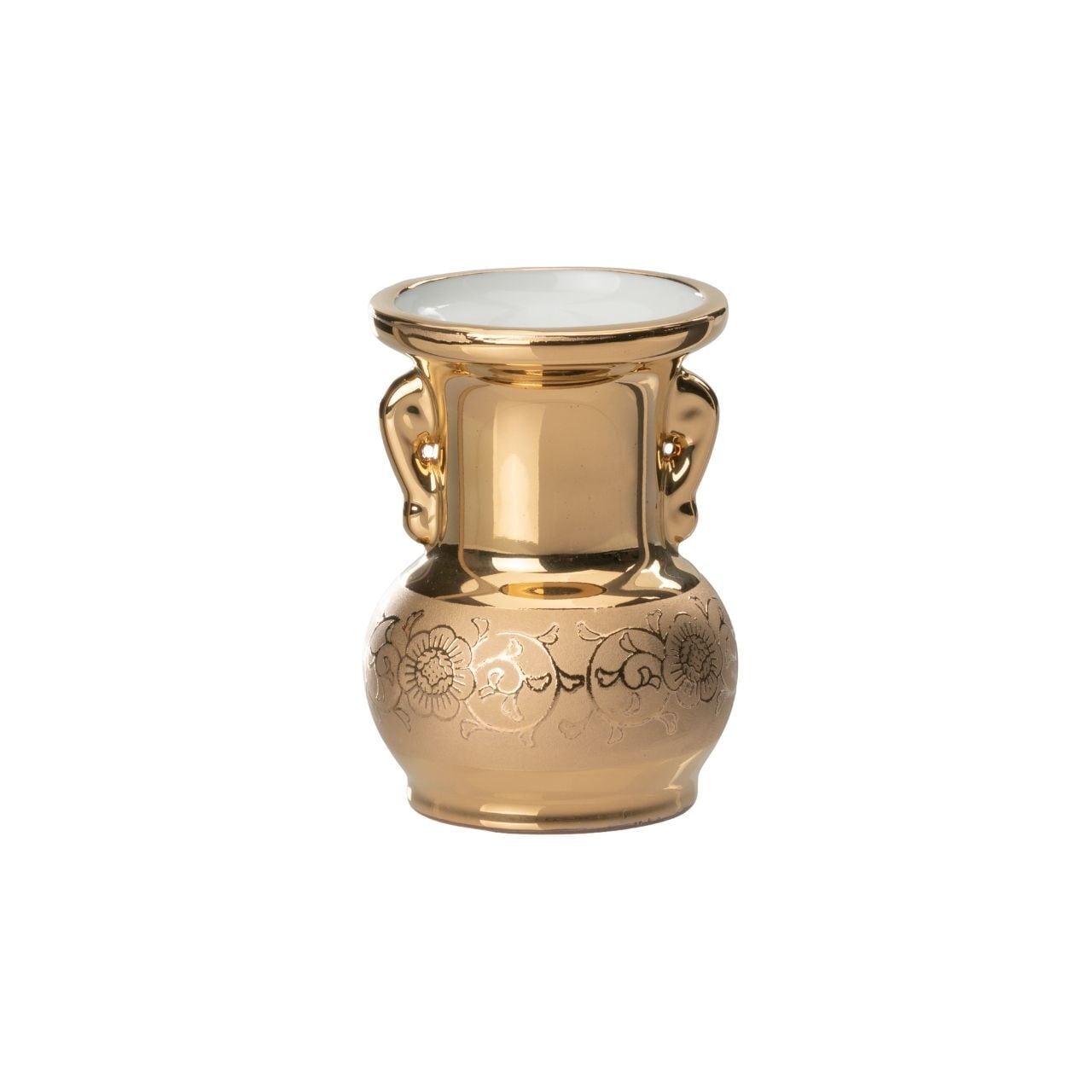 コンパクト仏壇に最適！】金唐草仏具 3.5玉仏花（花瓶 / 仏花瓶）日本