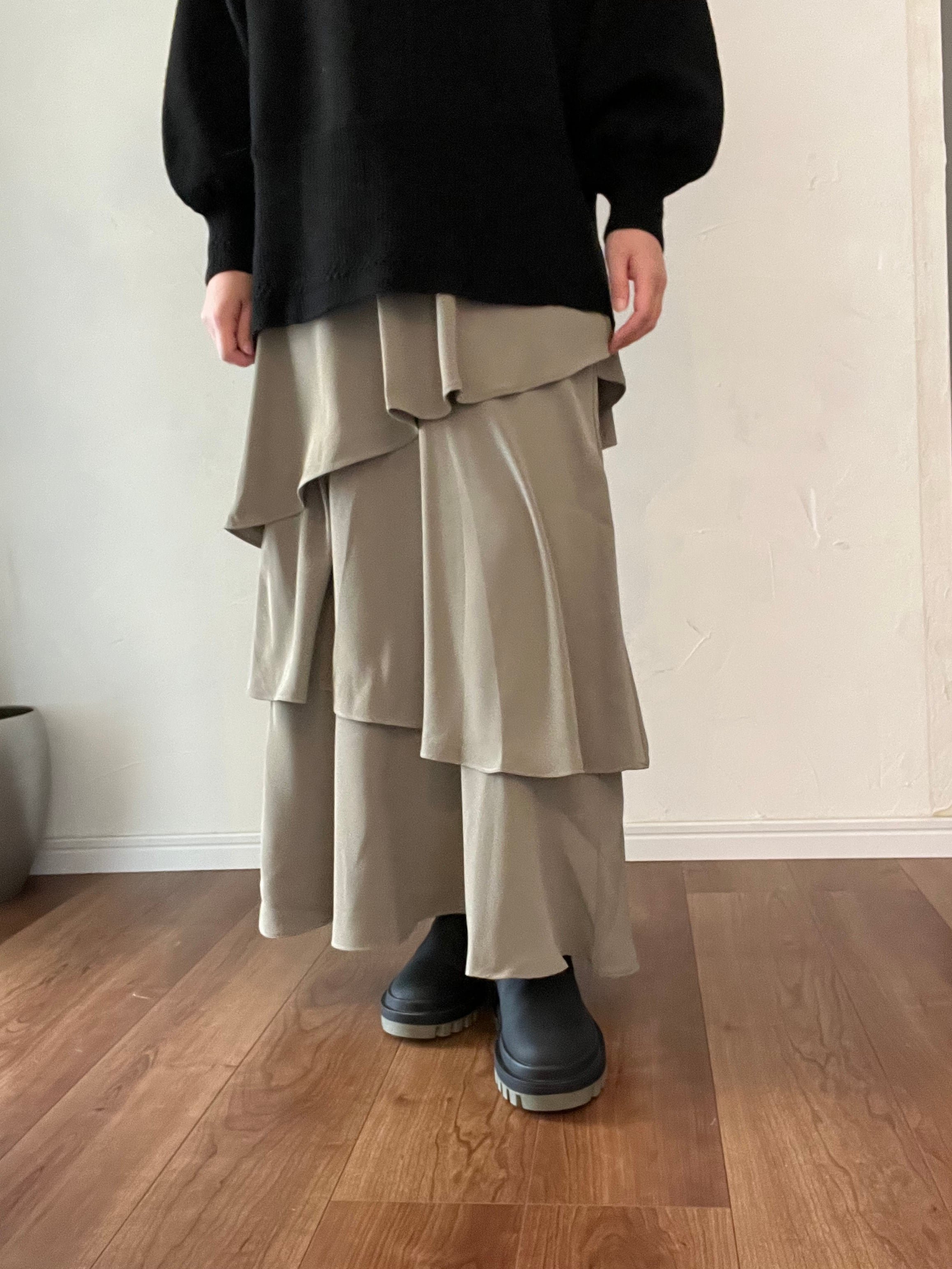 【SELECT】ティアードフリルスカート