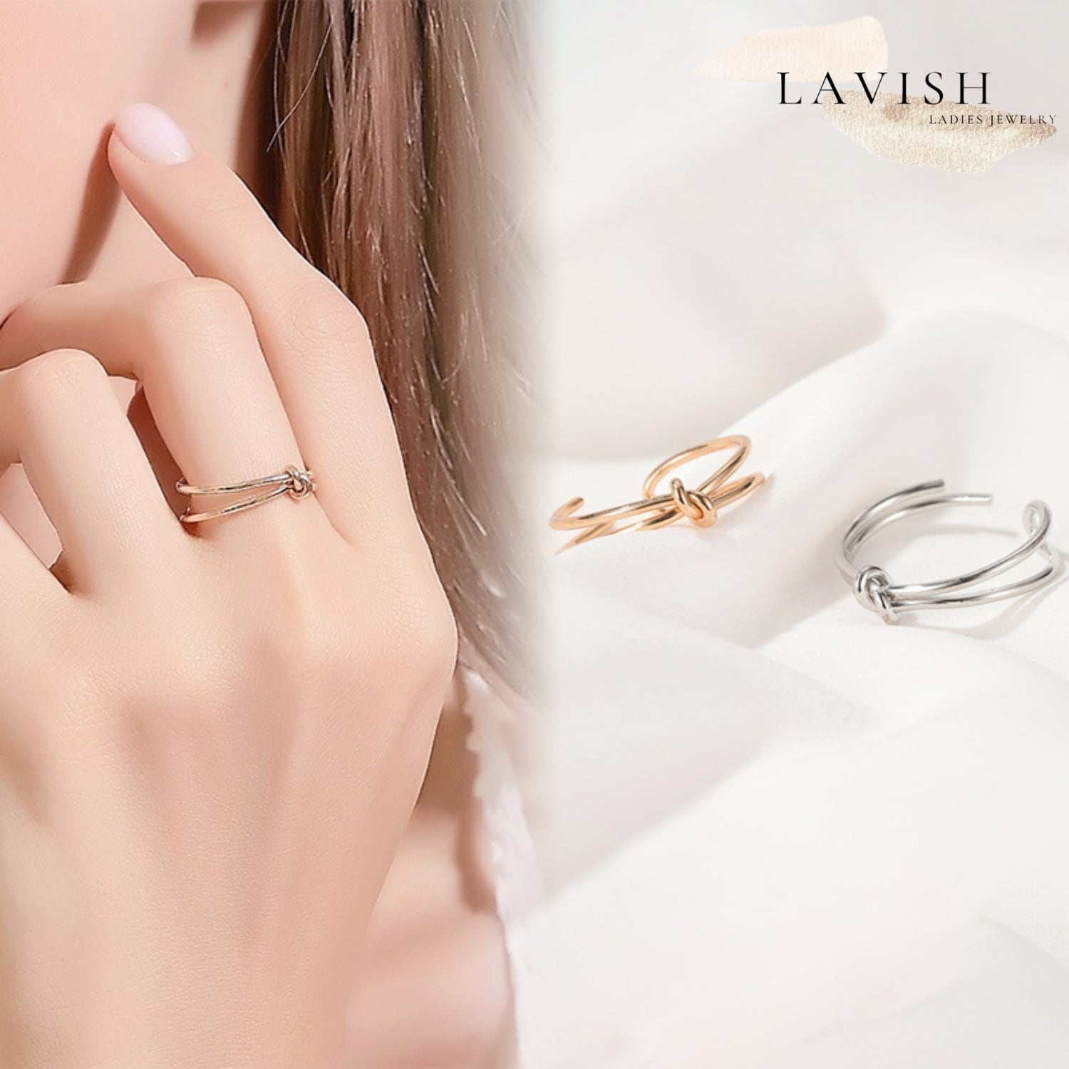 結び目モチーフ リング レディース 指輪 ring