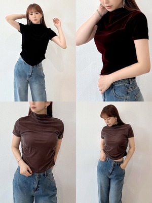 ベロアトップス　¥5,800+tax