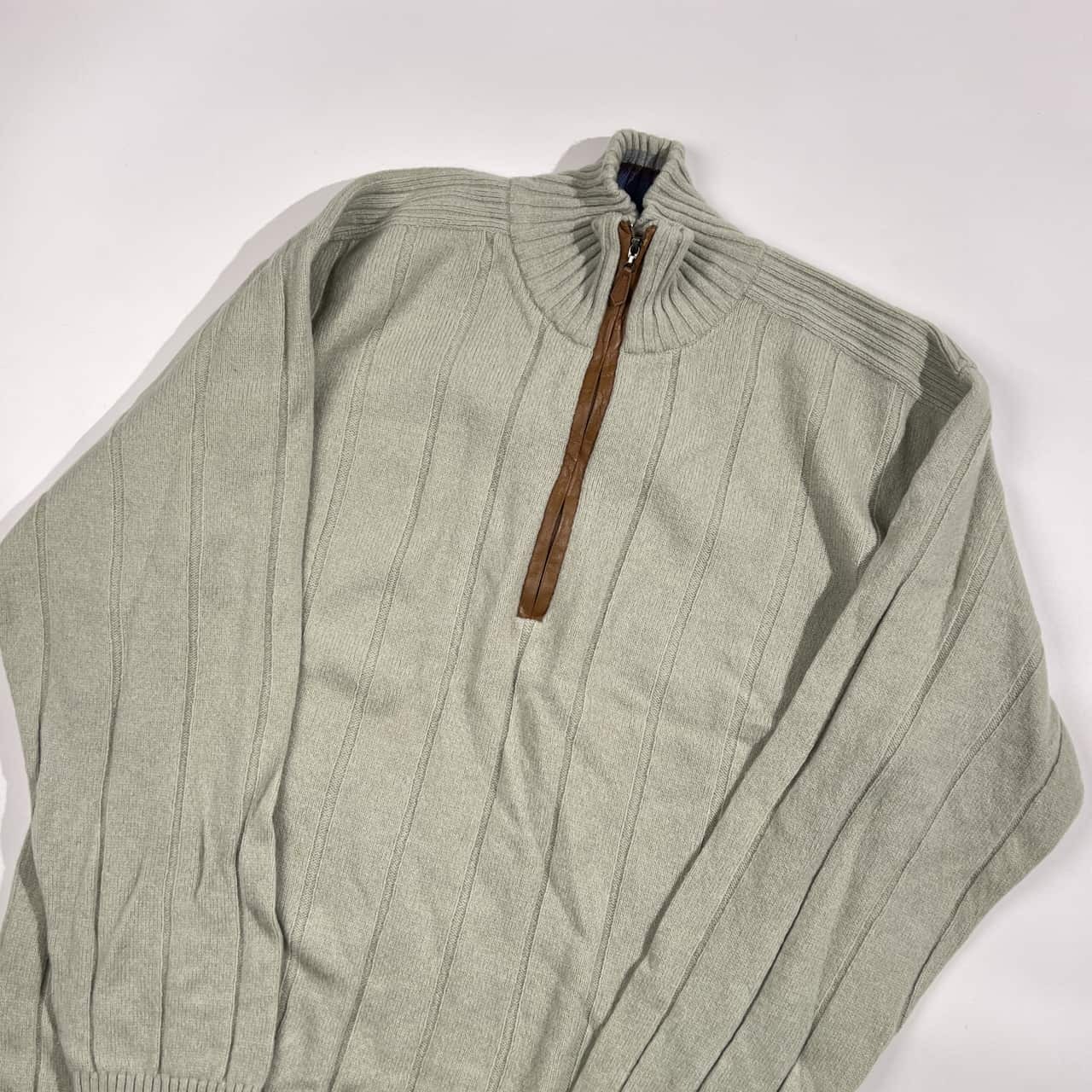 SIMPLE LIFE シンプルライフ ハーフジップ プルオーバー ニット セーター L/メンズ