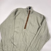 SIMPLE LIFE シンプルライフ ハーフジップ プルオーバー ニット セーター L/メンズ