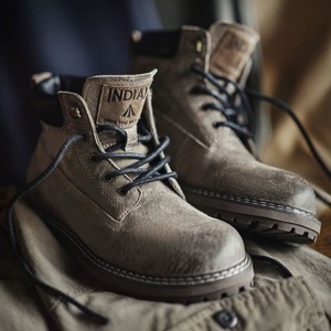 Vintage Genuine Leather High Top Boots / ヴィンテージ 本革 レザー ハイトップ ブーツ