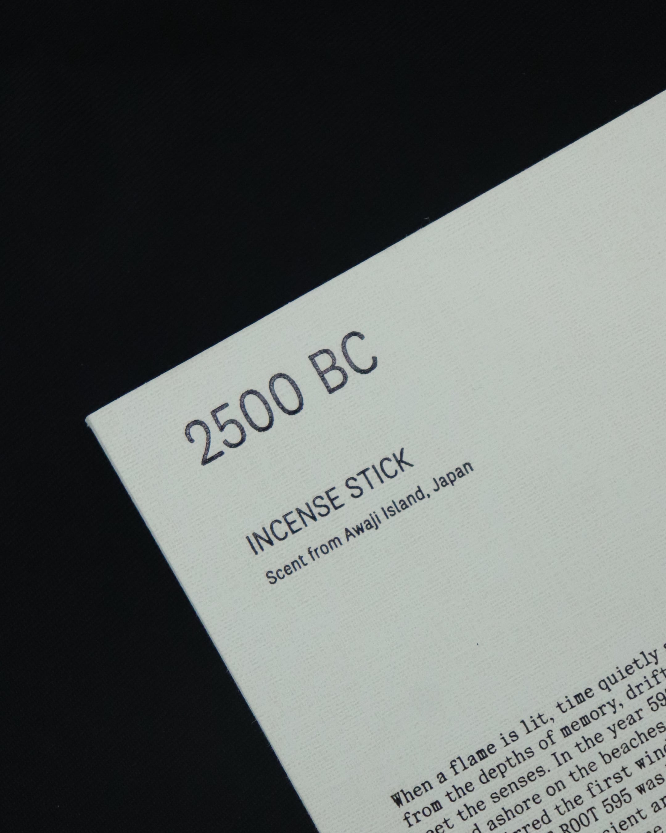 2500BC | Stick Incense