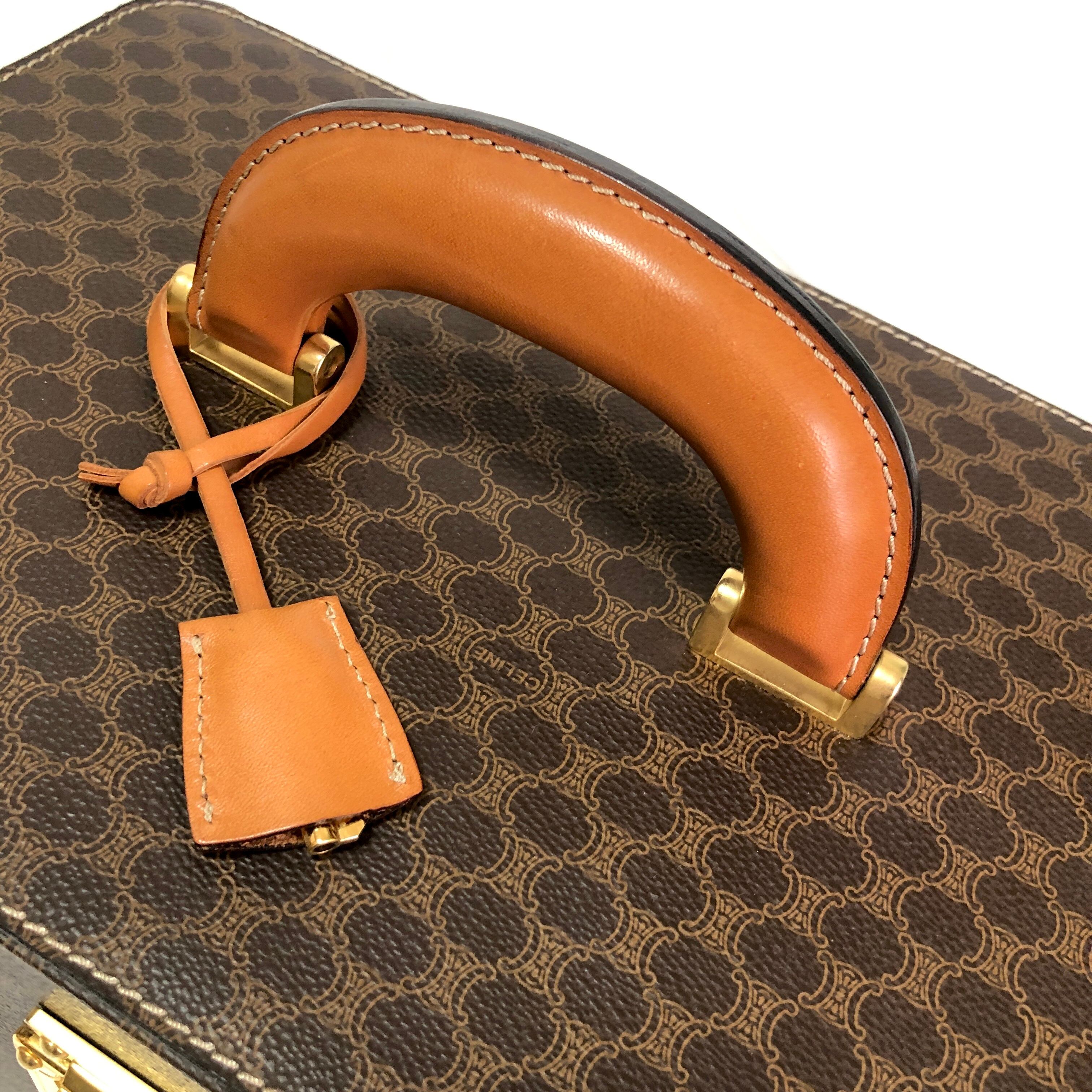 CELINE セリーヌ マカダム フロントロック メイクボックス 2way
