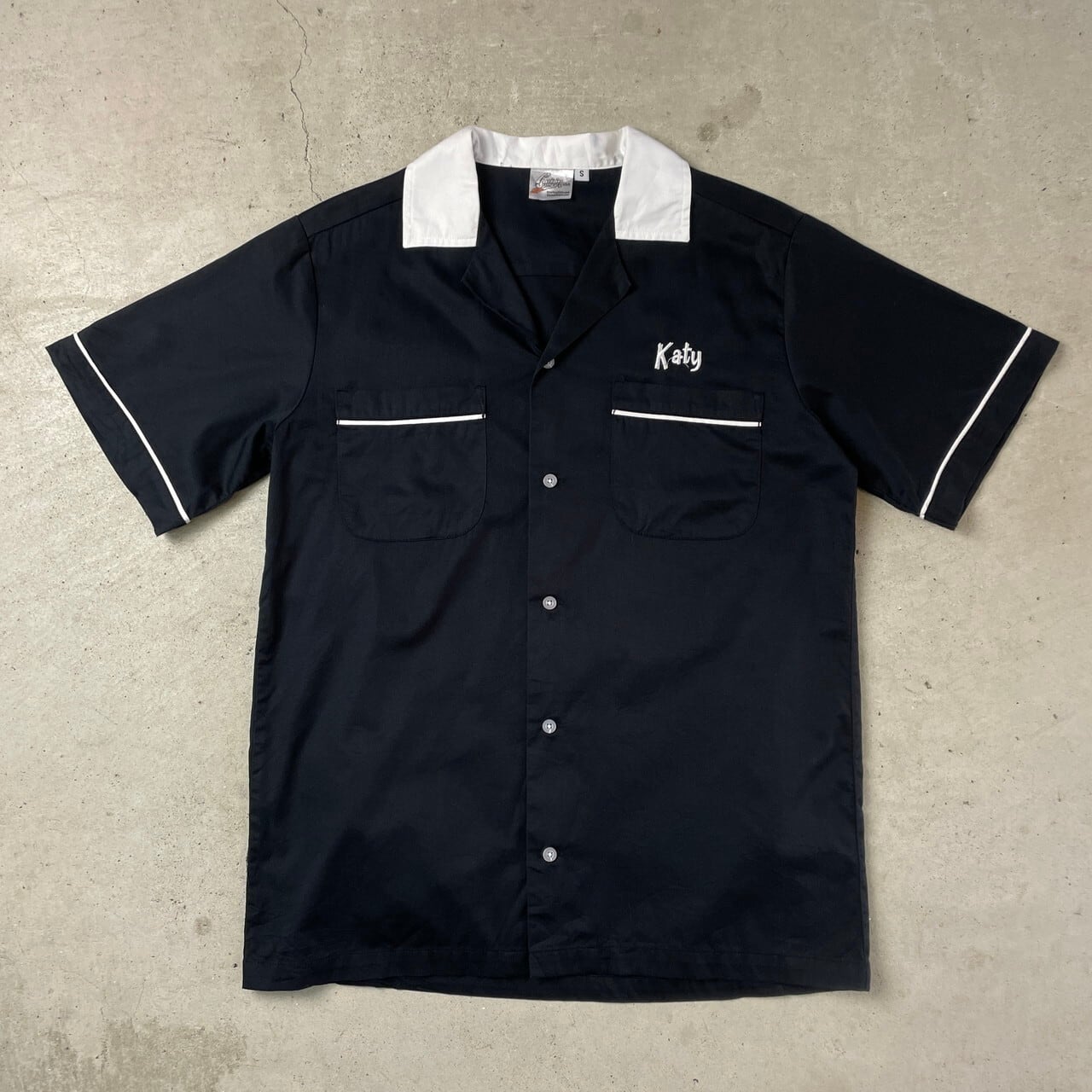 Cruisin USA クルージン 切替 バックプリント ボウリングシャツ メンズ