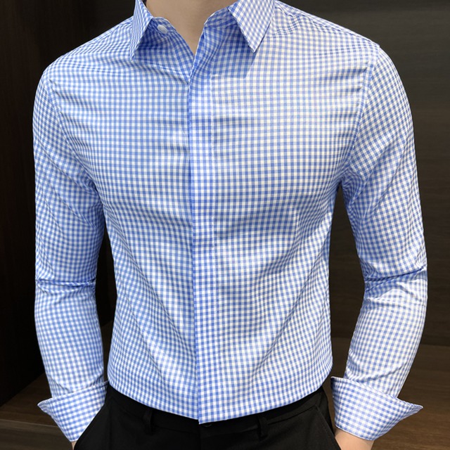 ギンガムチェックボタンダウンシャツ（2color） M0694