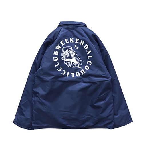 SLINK(スリンク) "WEEKEND ALCOHOLIC CLUB Boa Coach Jacket"(NVY)