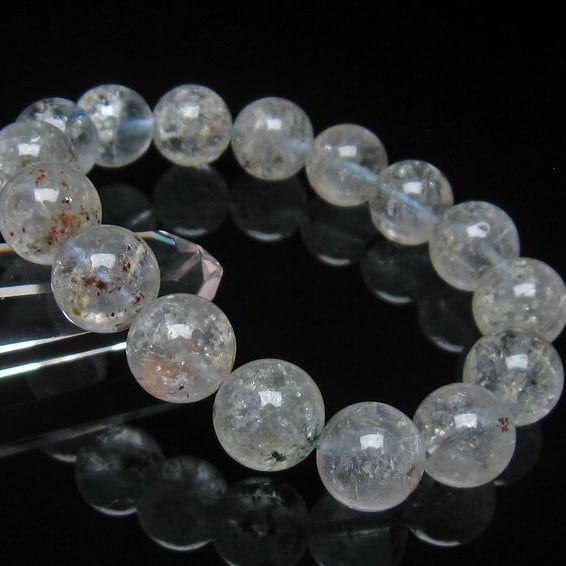 ホワイトガーデンファントムクォーツ ブレスレット 13mm [M便 1/10] 111-9393