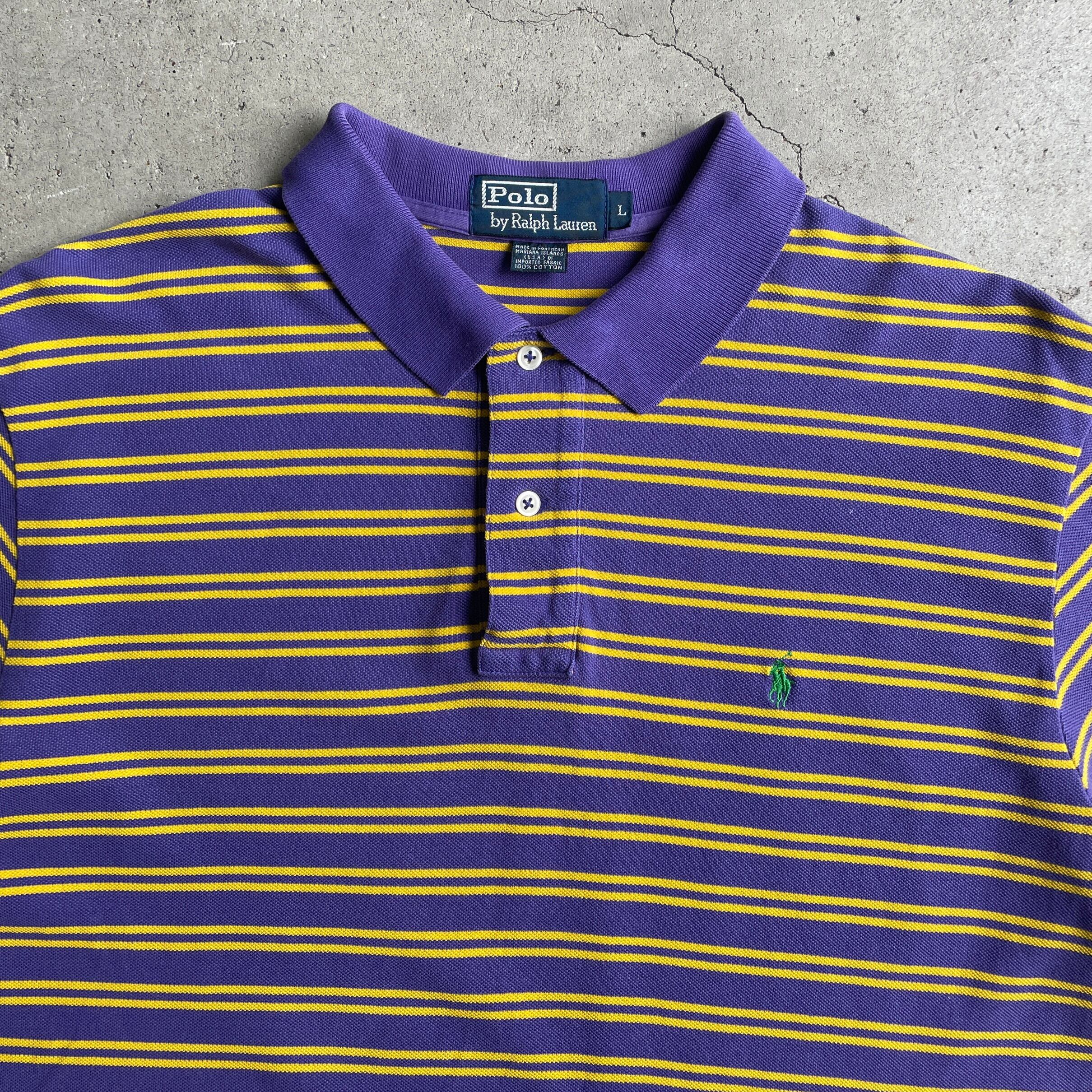 Polo by Ralph Lauren オールドラルフローレン 鹿の子 ボーダー
