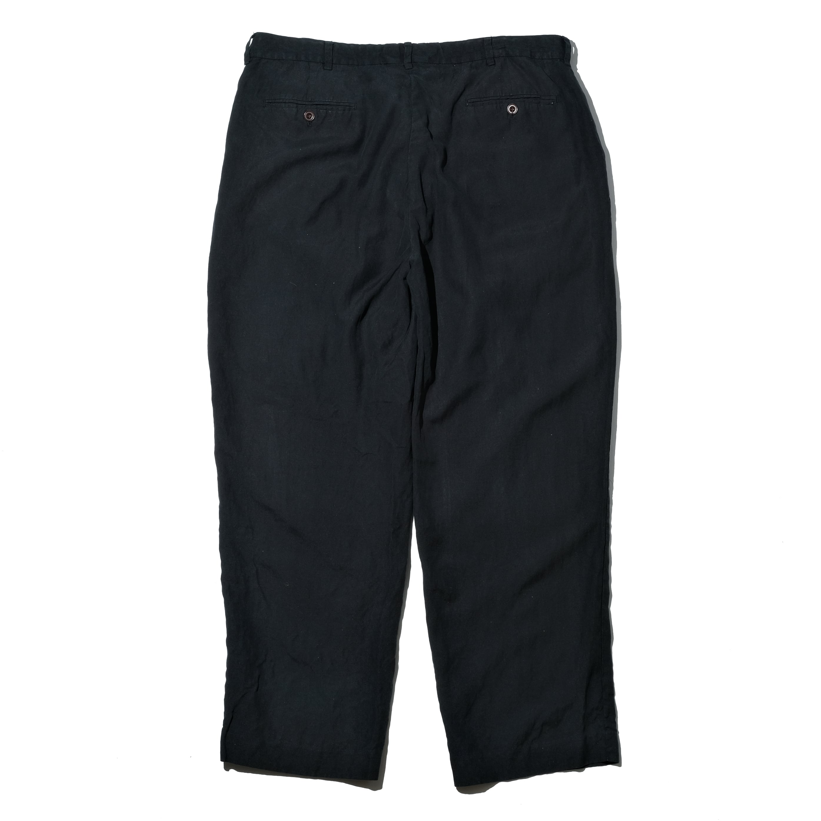 Polo by Ralph Lauren silk/linen black slacks [37.5x29] | goodbuy