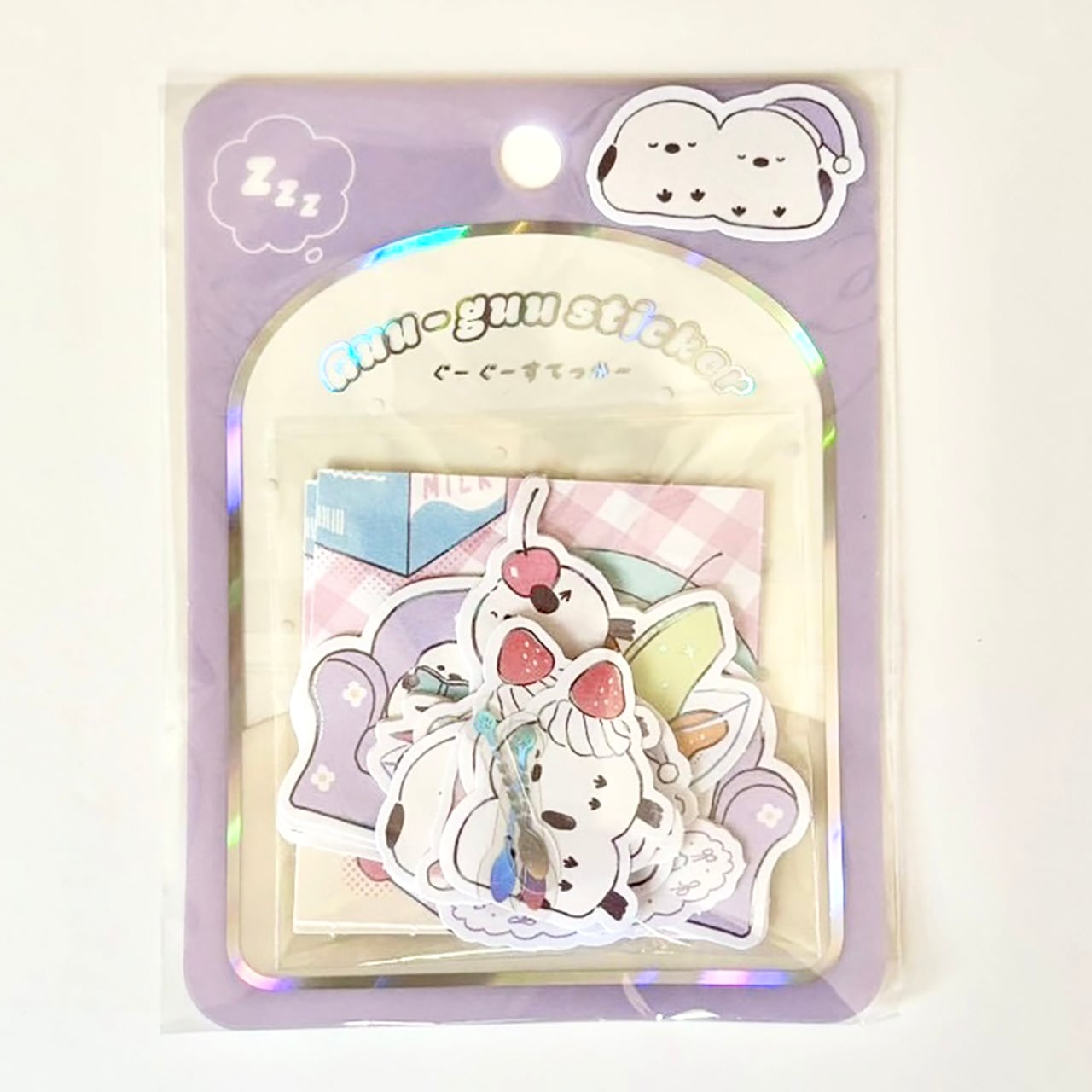 単品 ぐーぐーすてっかー｜01156-01161 | シールと星座 双子座文具店