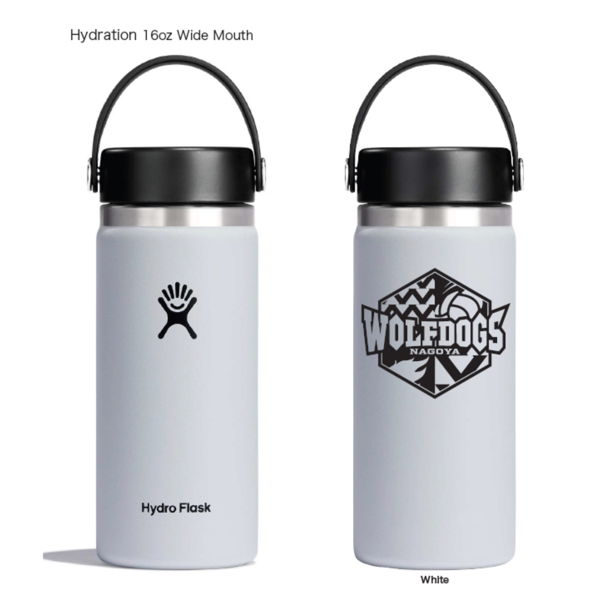 HYDROFLASK HYDRATION 16oz WIDE MOUTH /white | ウルフドッグス名古屋