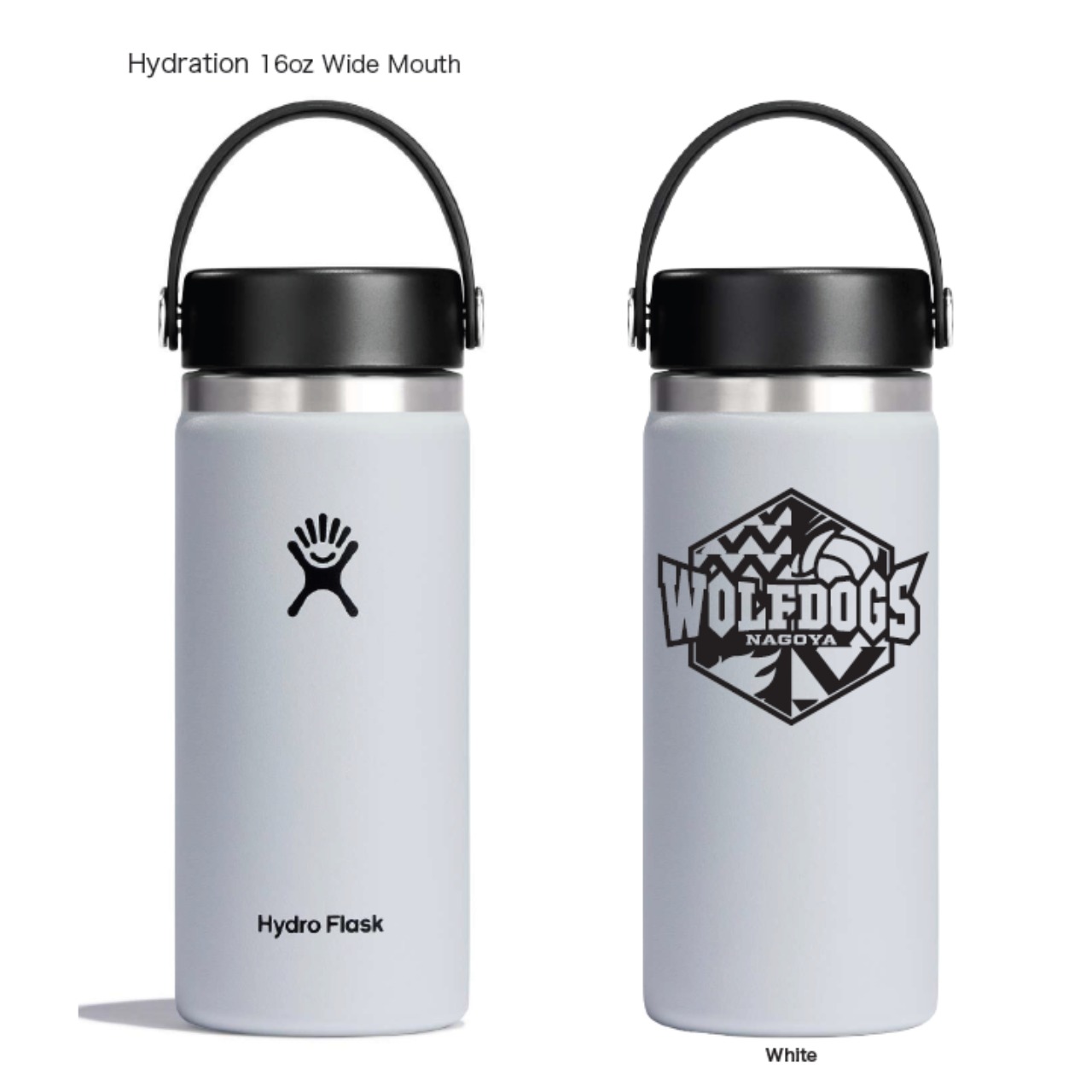 BoTT x Hydro Flask 16oz Wide Mouth 水筒 HYDROFLASK HYDRATION 16oz WIDE MOUTH /white | ウルフドッグス名古屋