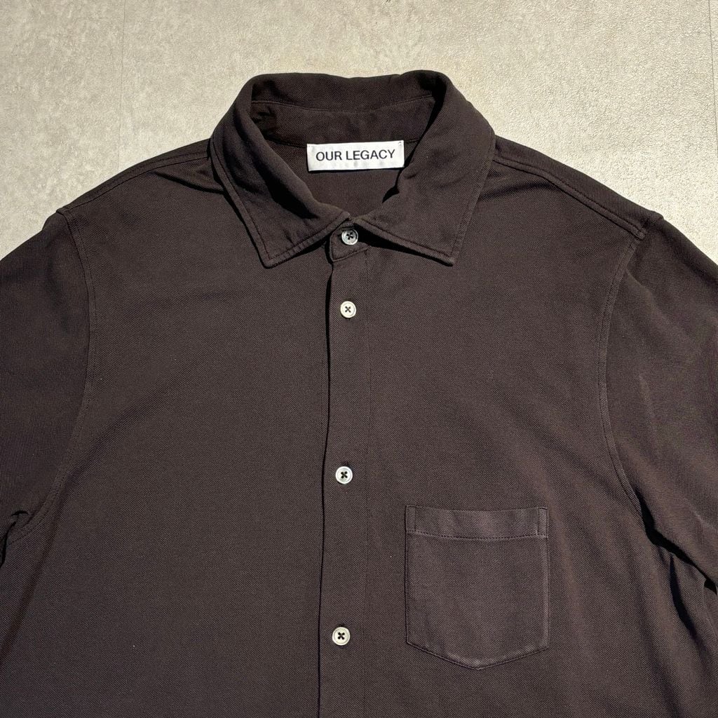 OUR LEGACY アワーレガシー S/S Shirt ４６ OUR LEGACY アワーレガシー 25SS ANALOG SHIRT Deep Brown Super Mall