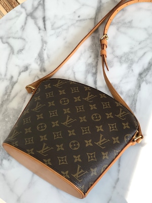 LOUIS VUITTON　ルイ ヴィトン　モノグラム　ドルーオ　M51290　ショルダーバッグ　ブラウン　vintage　ヴィンテージ　オールド　48wbd2