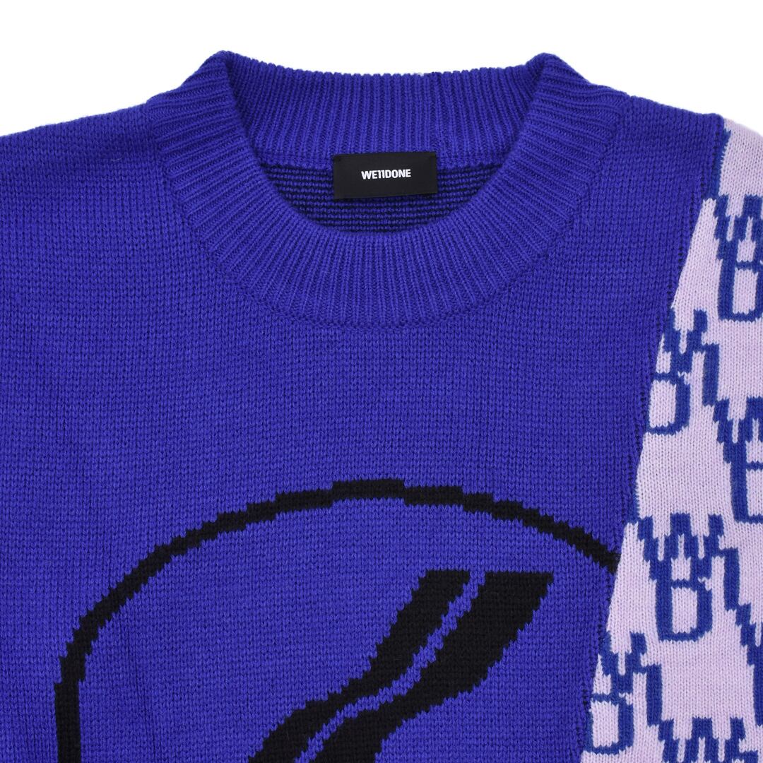 WE11DONE】WD1 GRAPHIC LOGO SWEATER ニット