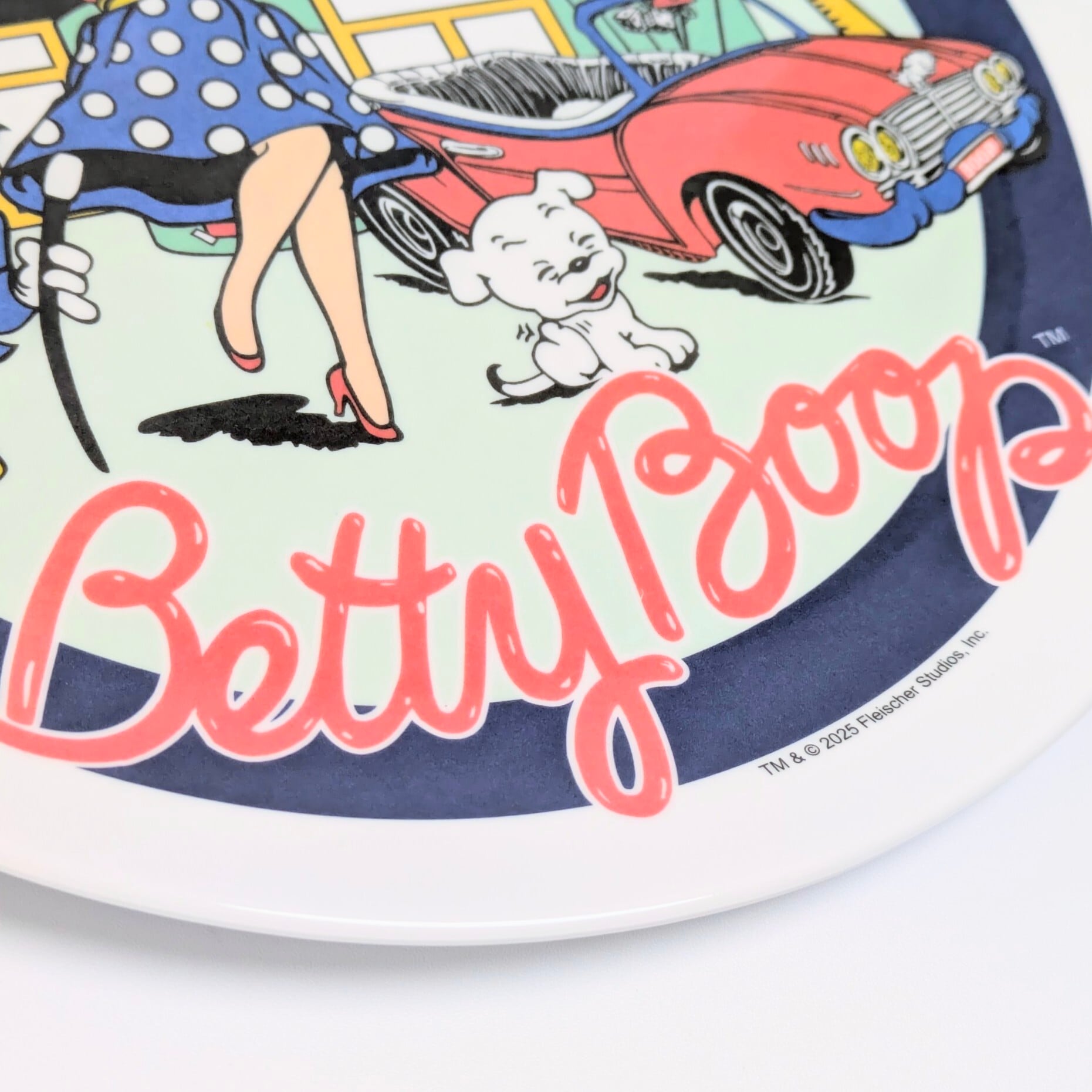 【 MELAMINE PLATE ( メラミンプレート ) 】『 Betty Boop 』 メラミン製プレート / 食器〚アメリカン雑貨 アメトイ〛