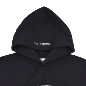 【VETEMENTS】VIP CRYSTAL LOGO HOODIE
