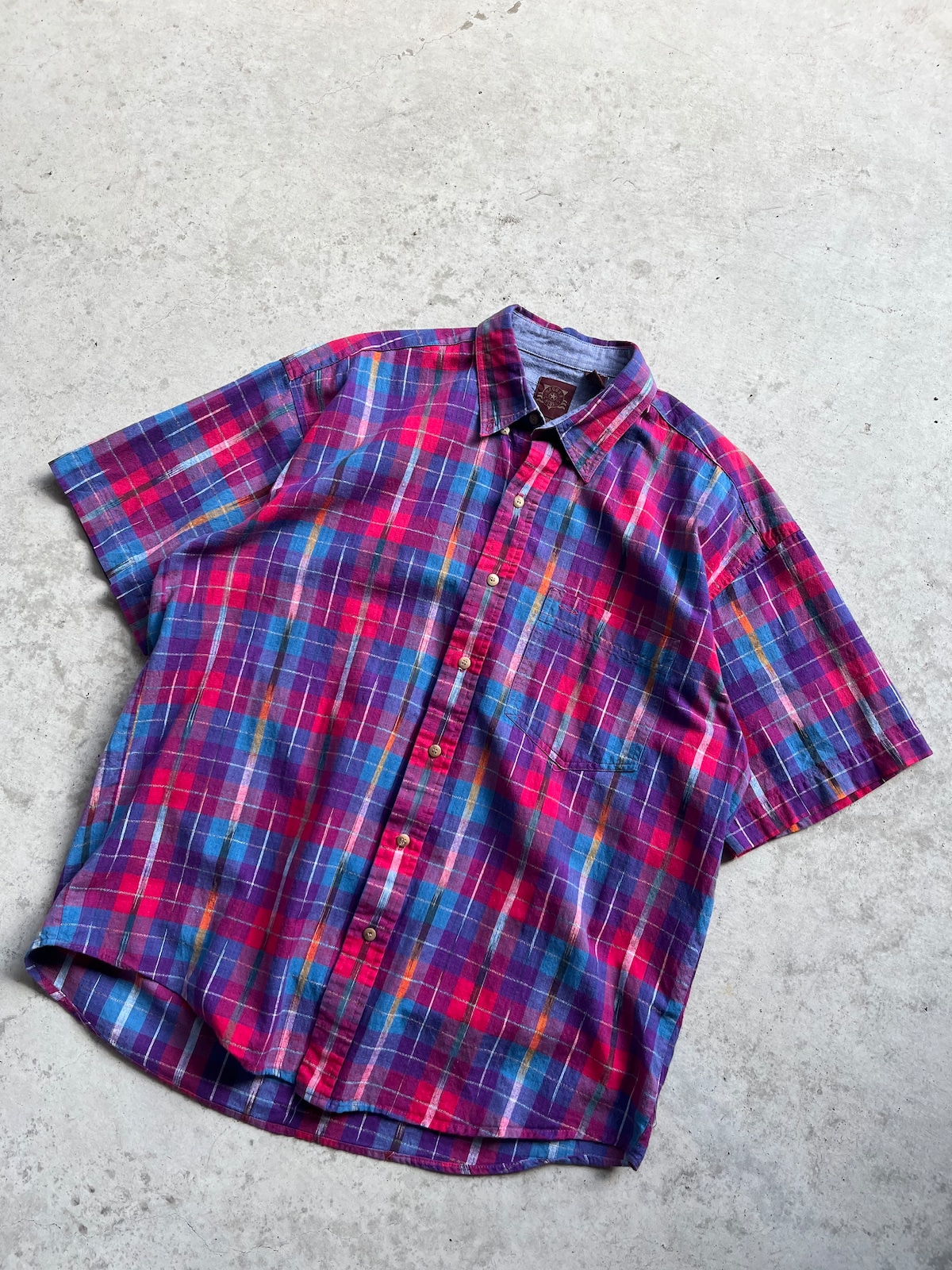 90s HAGGAR check shirt | オンライン古着屋 nerd