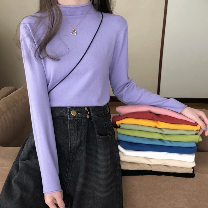 シャツ ルーズブラウス オータムスタイルセーター ロング 秋物 ウィンター 冬物 試着室36835063144