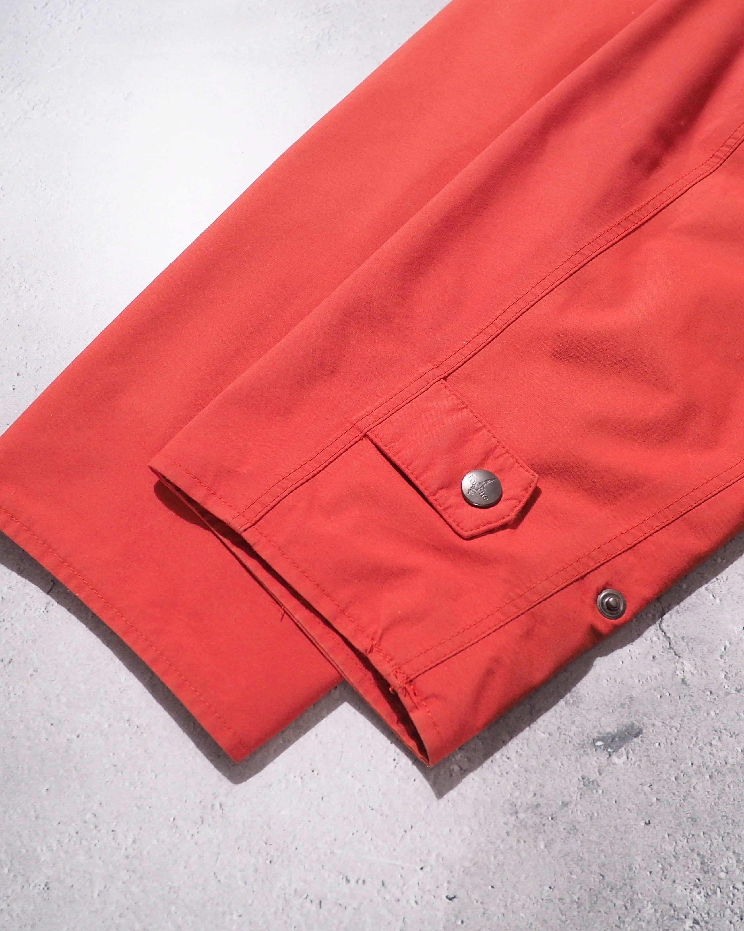 " Fox Fire - GORE- TEX " Carrot Orange color Technical nylon jacket
