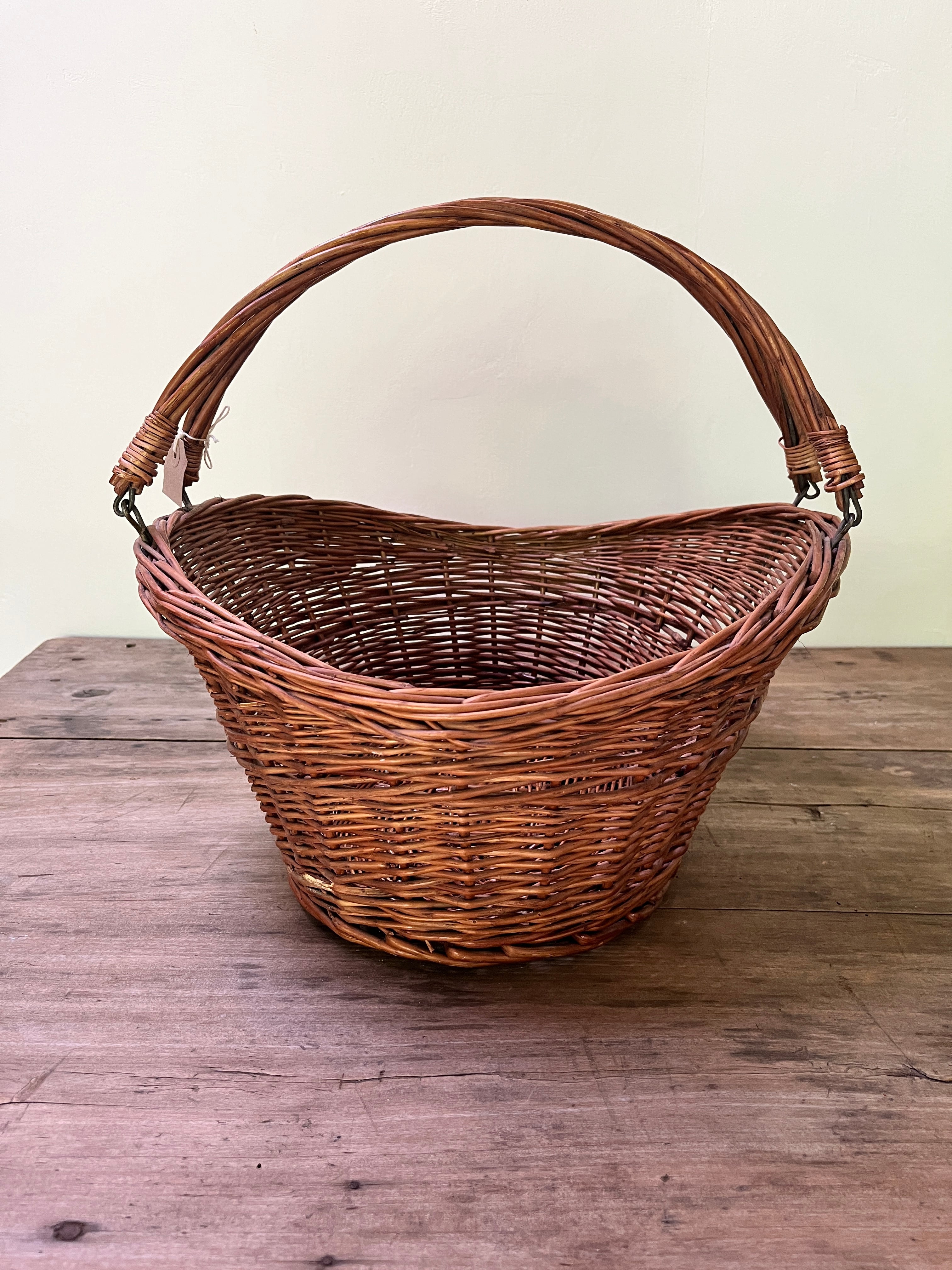 フランス　アンティーク　ヴィンテージ　パニエ　カゴ PANIER Vintage France /a＜かご・フランスヴィンテージかご・パニエ