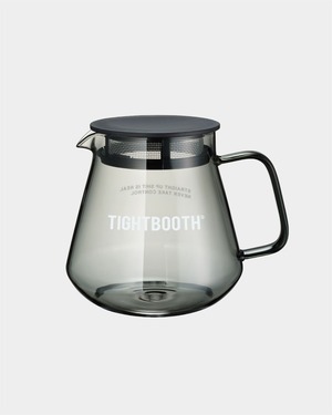 TIGHTBOOTH / LABEL LOGO COFFEE POT / BLACK