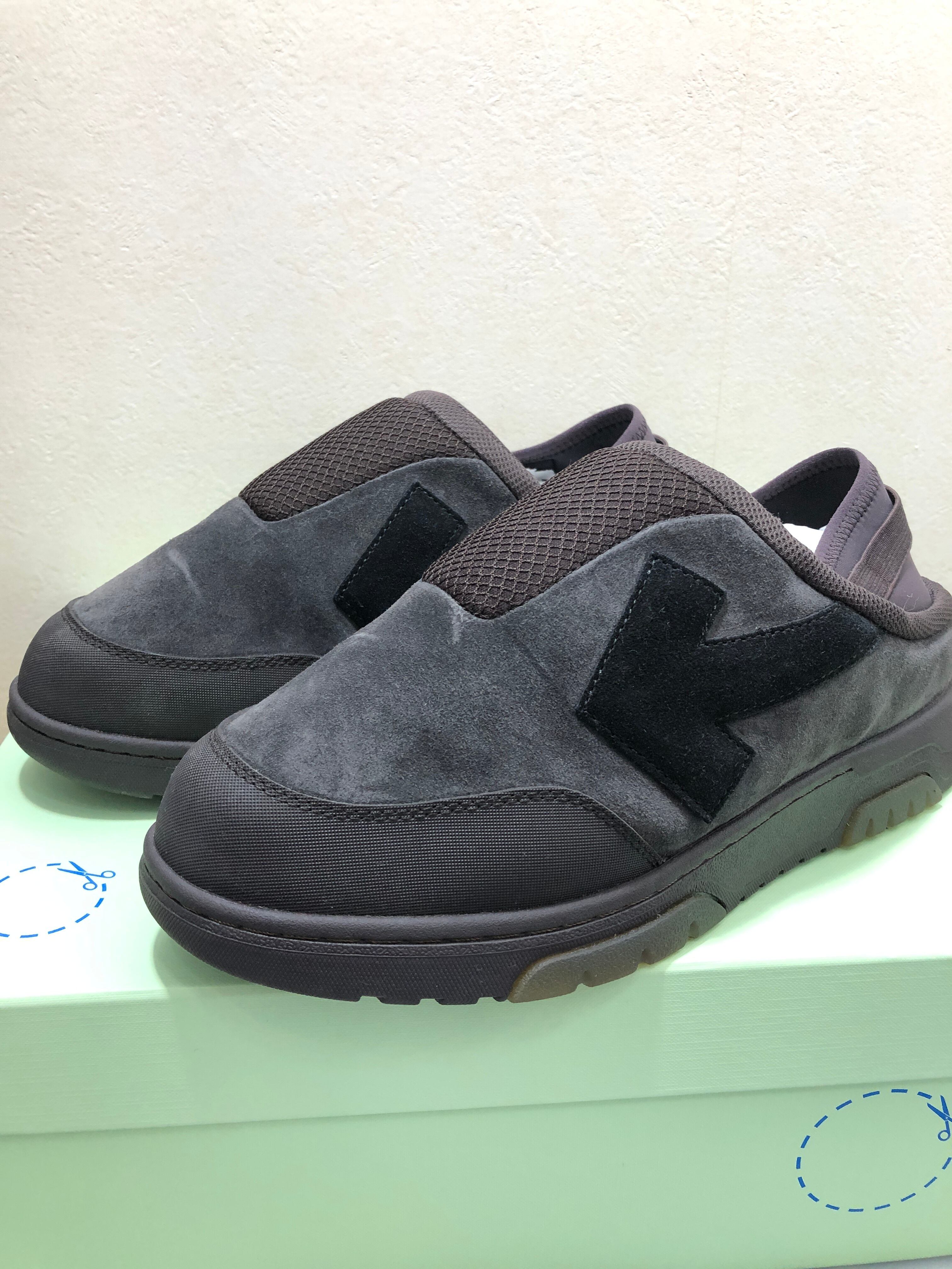 050901 OFF-WHITE Out Of Office Mule Black シューズ 41 25.5cm 