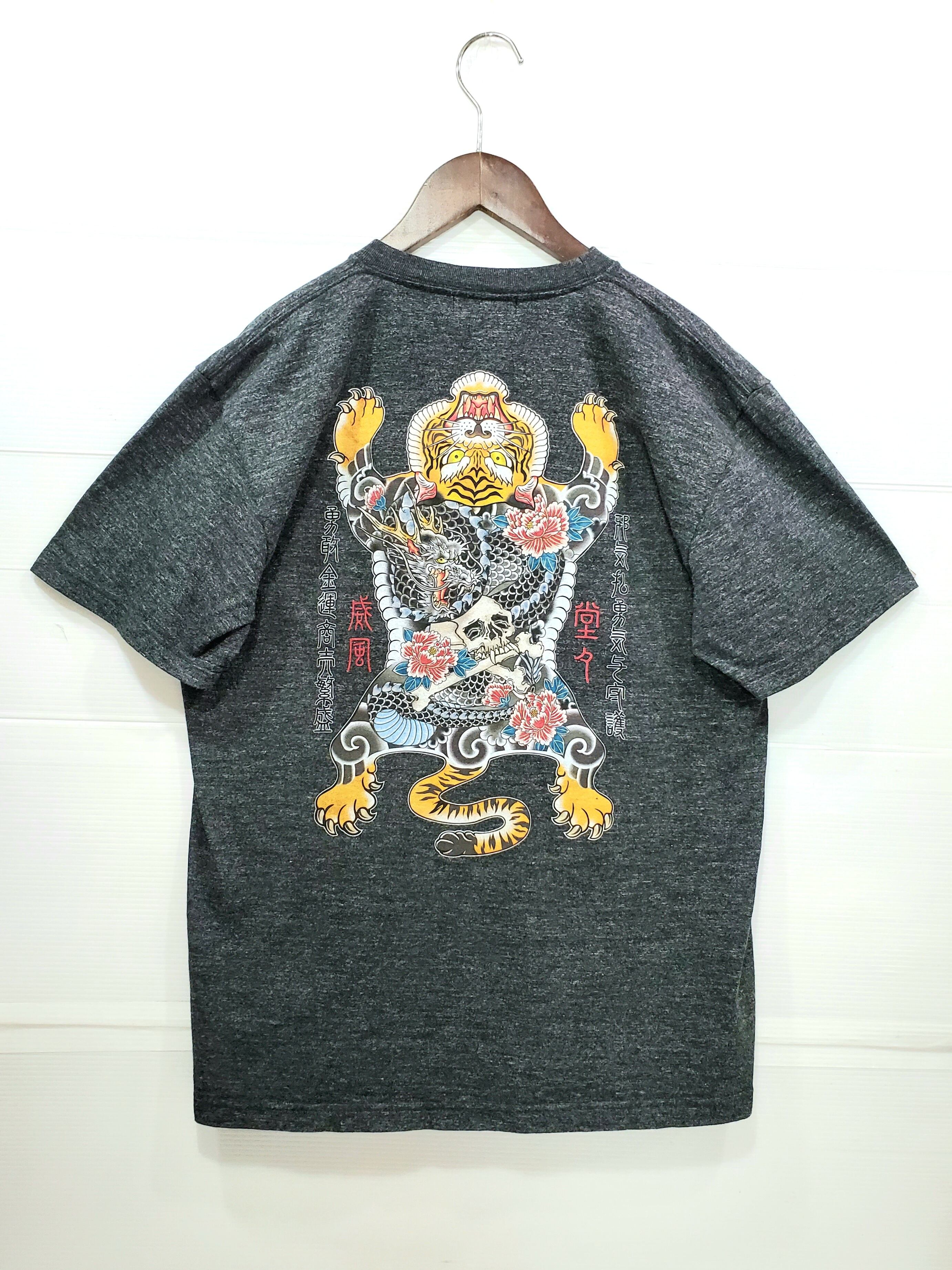 CHIGIRI チベタンタイガーTee(チャコール)