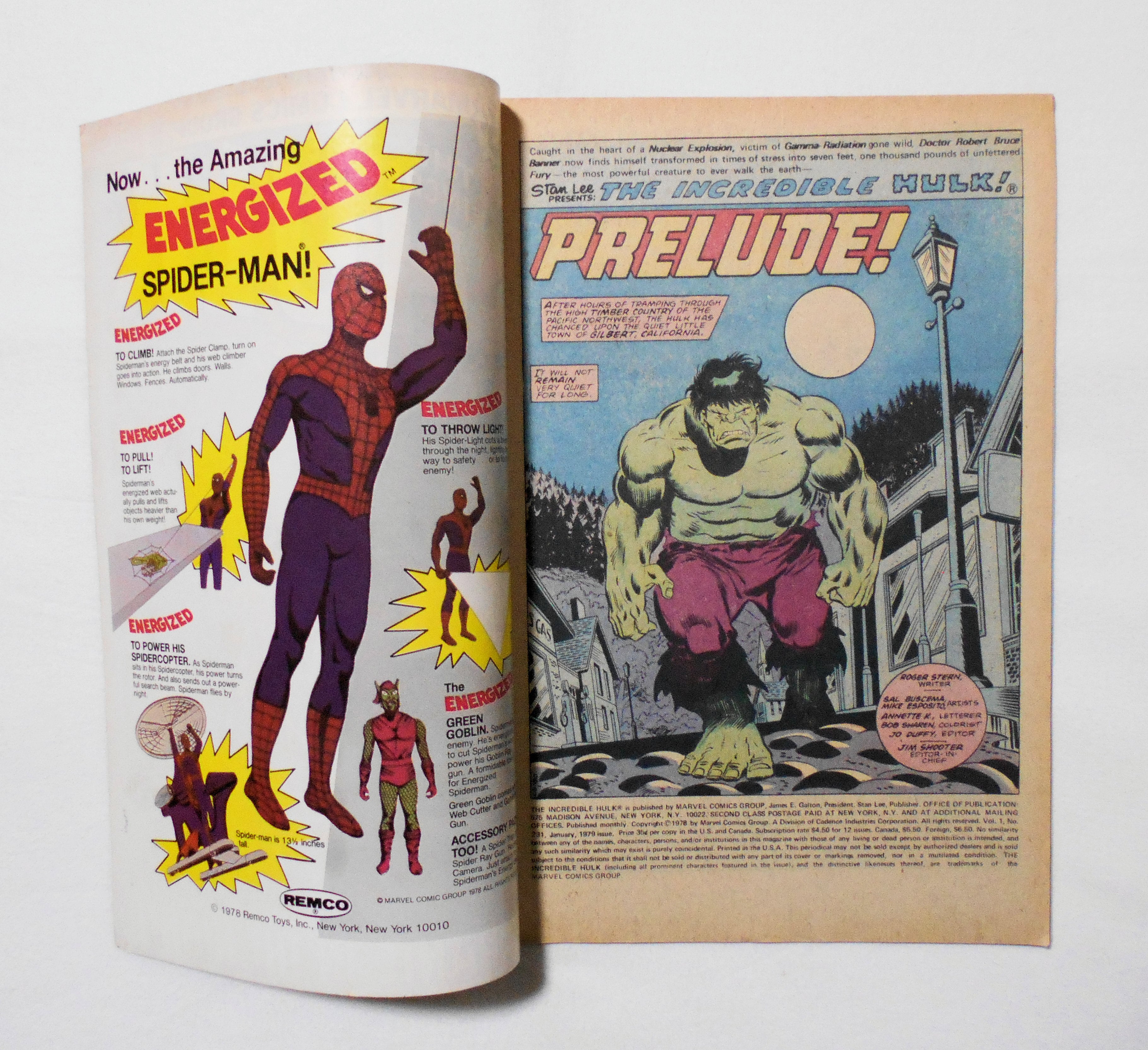 インクレディブル・ハルク THE INCREDIBLE HULK】 VOL.1 NO.231 MARVEL