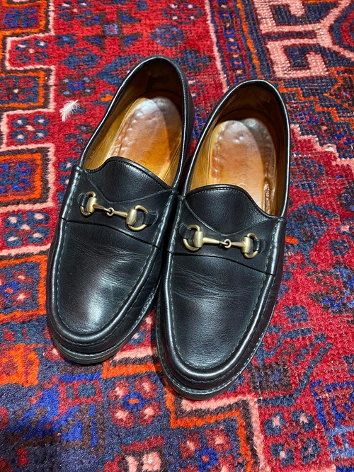 .GUCCI LEATHER HORSE BIT LOAFER MADE IN ITALY/グッチレザーホースビットローファー 2000000048949