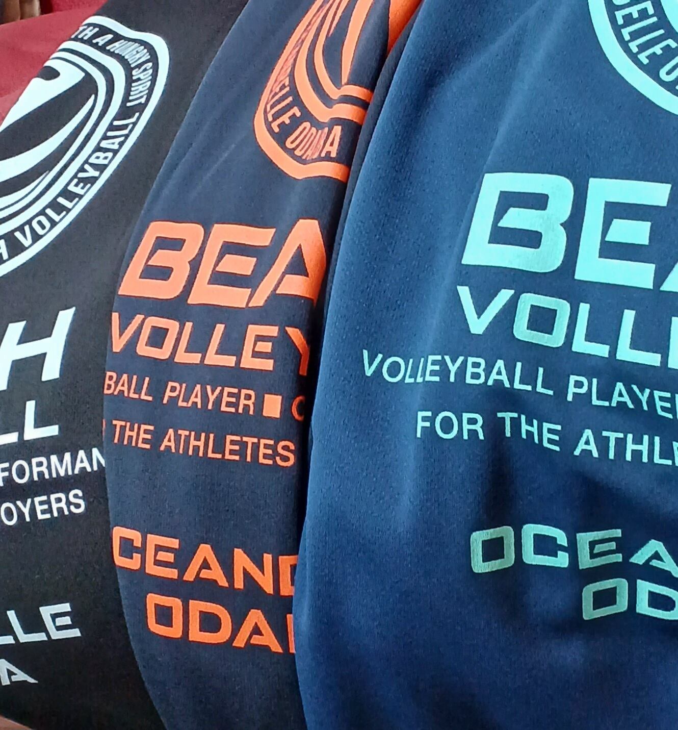 verybarin vb-156 新品シャツ ドライTシャツ ODAIBA BeachVolley×OCEANBELLE(インディゴブルー