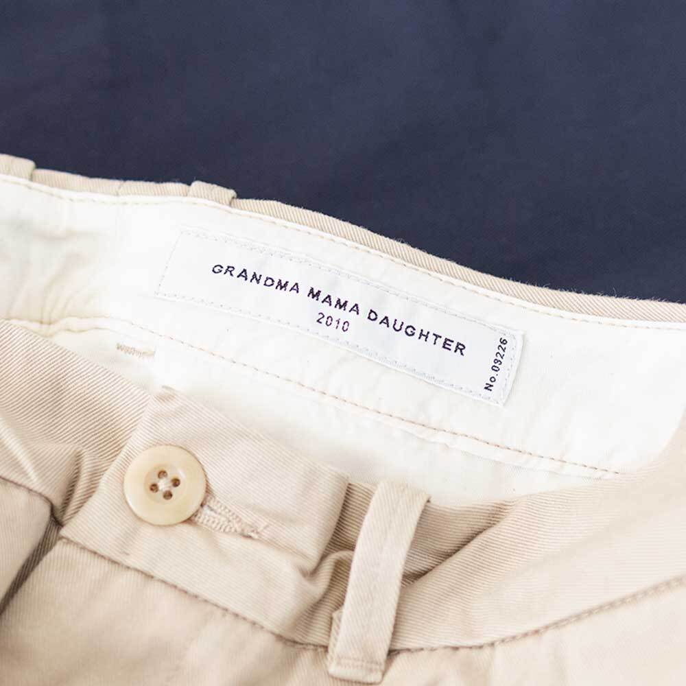 GRANDMA MAMA DAUGHTER アンクルチノパンツ | LASQ store | ラスク