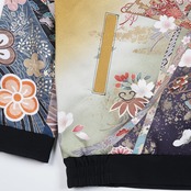 【BJK-M001】Msize再構築リバーシブル着物ボンバー KIMONO REVERSIVLE BOMBER JACKET
