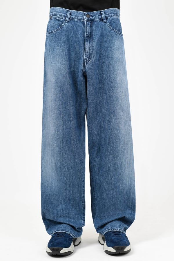 LAD MUSICIAN 23SS デニムバギーパンツ ワイドデニムパンツ 44 a988c32d7e0982b0435138e1c2fb42