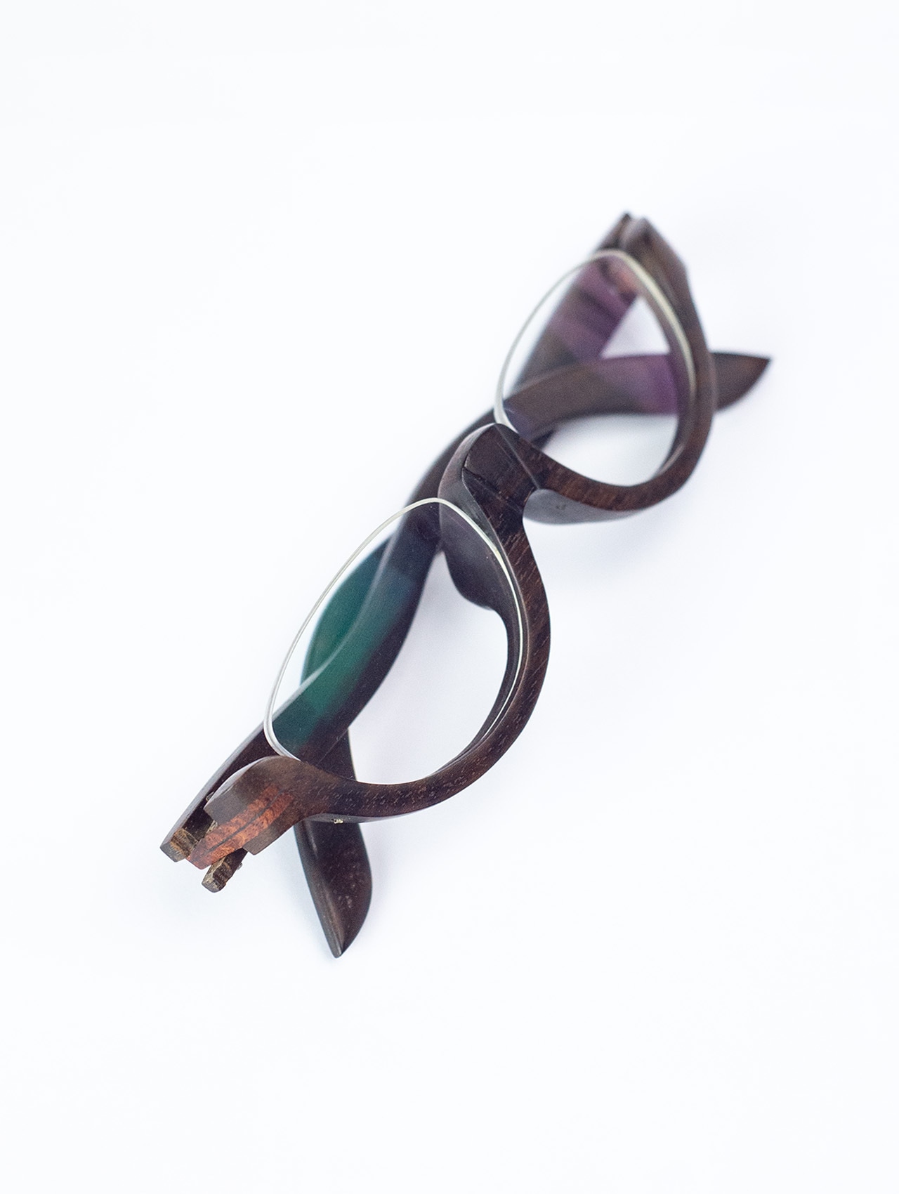 木彫りメガネ-グランパボストンハーフ-