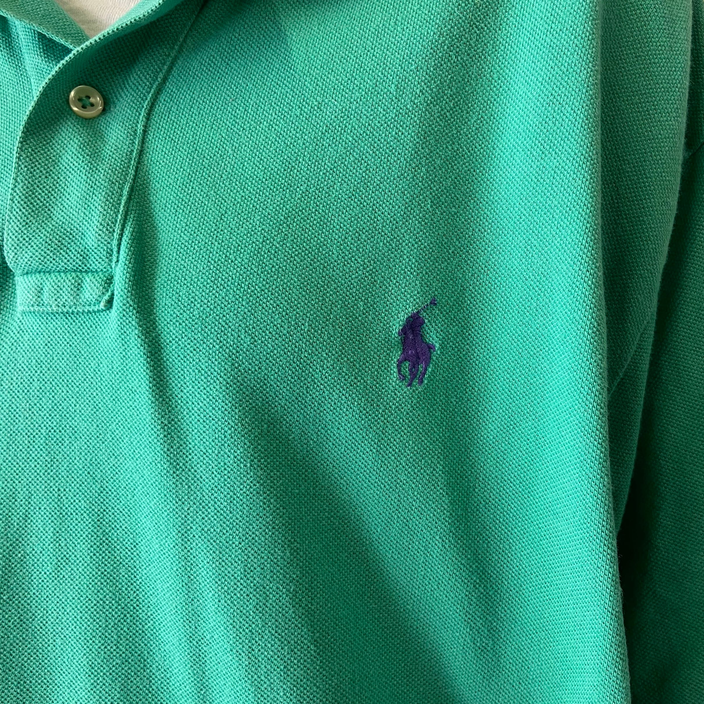 Polo Ralph Lauren ポロラルフローレン 鹿の子 ポロシャツ メンズXL