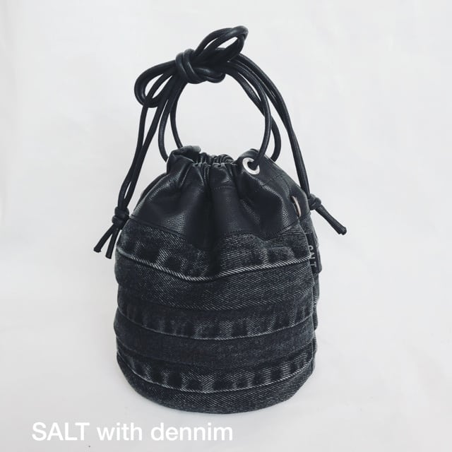 BlackDenim SALTY巾着 No.2575