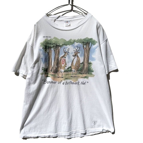 [The Far Side - Made In USA] Vintage Cartoon Print T-Shirt [1986s] Vintage Cartoon Print T-Shirt