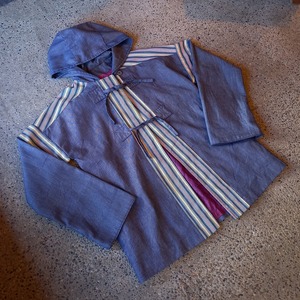 アメリカ製 デザインデニムパーカー used [202094]