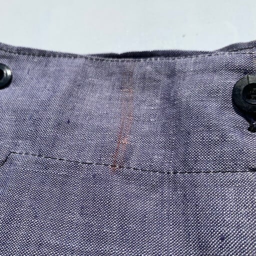 50's フランス海軍 ラミーセーラーパンツ リネン ユーロ