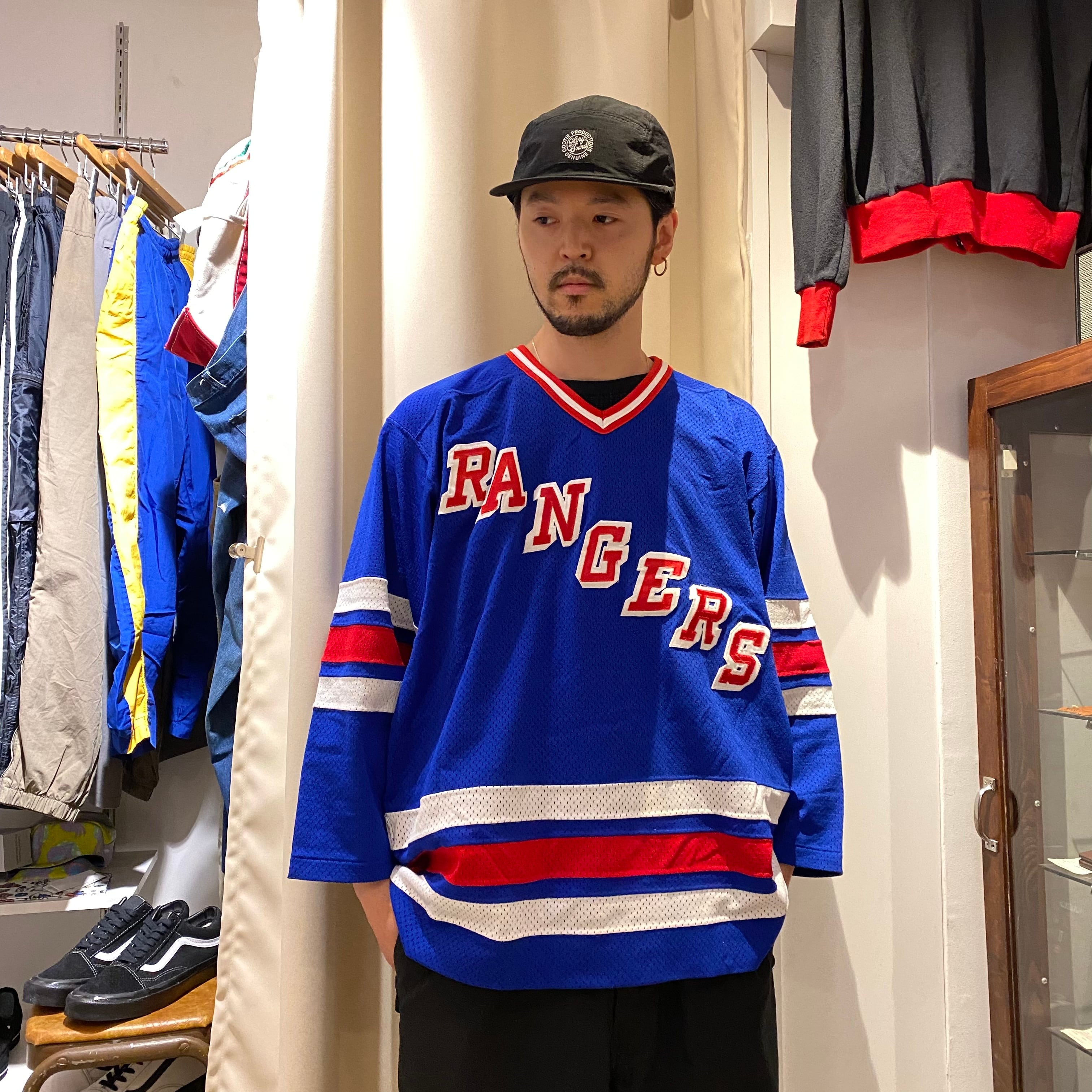 NHL NEW YORK RANGERS Mesh Game Shirt / ニューヨークレンジャーズ