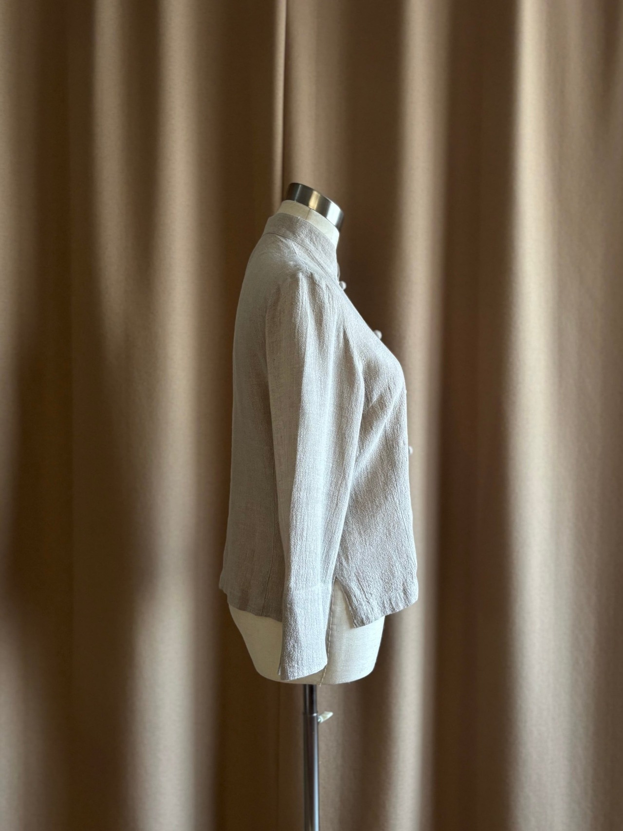 L'EQUIPE YOSHIE INABA linen shirt-4878-9