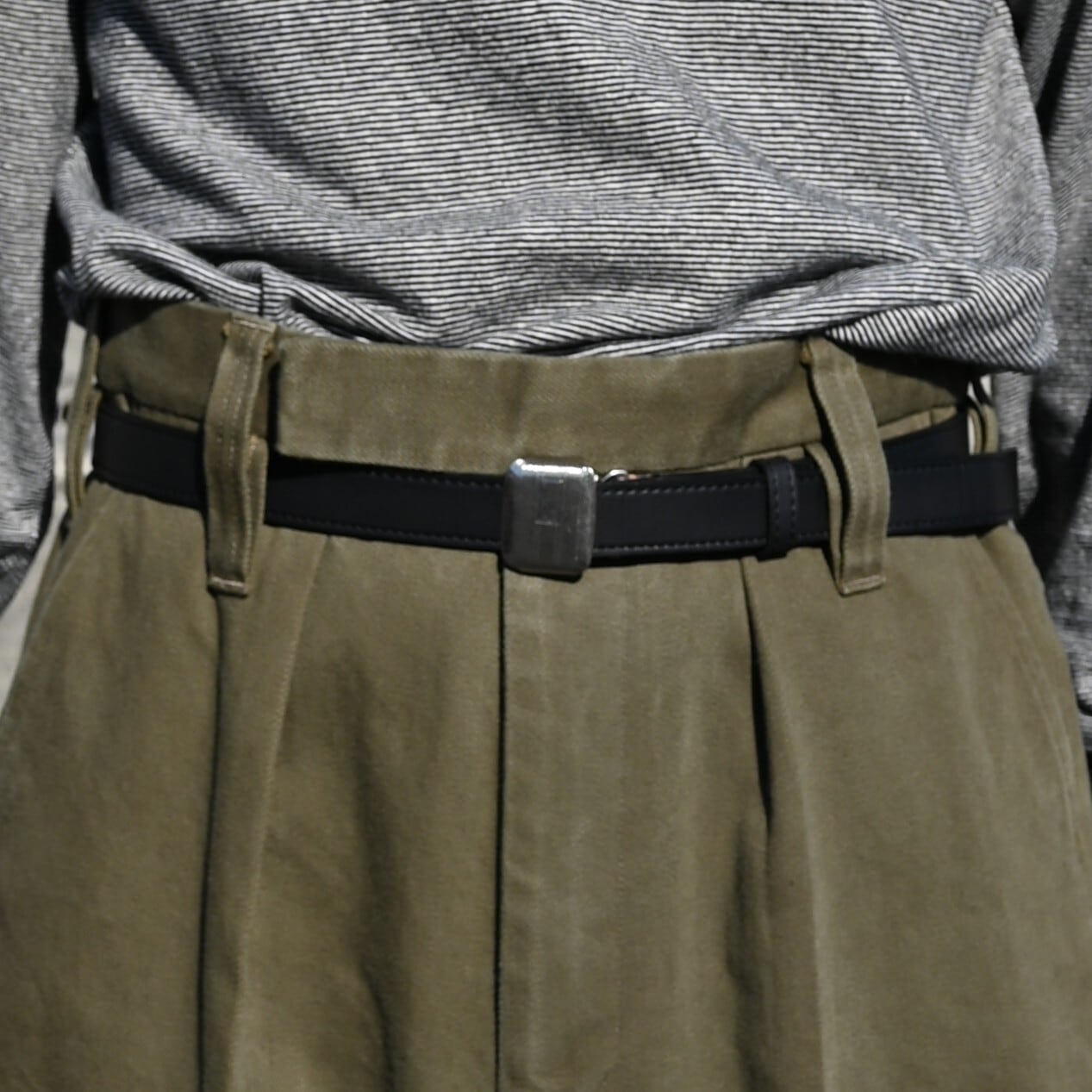 CCU / SLIDE BUCKLE BELT | GANKO