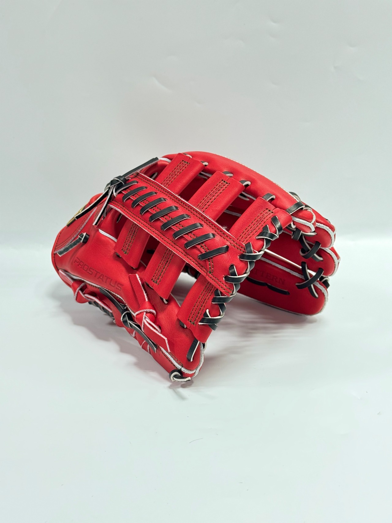 ZETT PROSTATUSーゼットプロステイタス michii supreme order 硬式グローブ ゼットミチイオリジナルグラブ 右投げ用 277型 佐野モデル レッド×ブラック 84・画像4